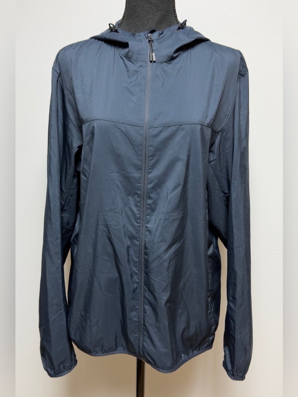 UNIQLO Pocketable UV Protection Parka Windbreaker Jacket Navy Blue Men's Size M